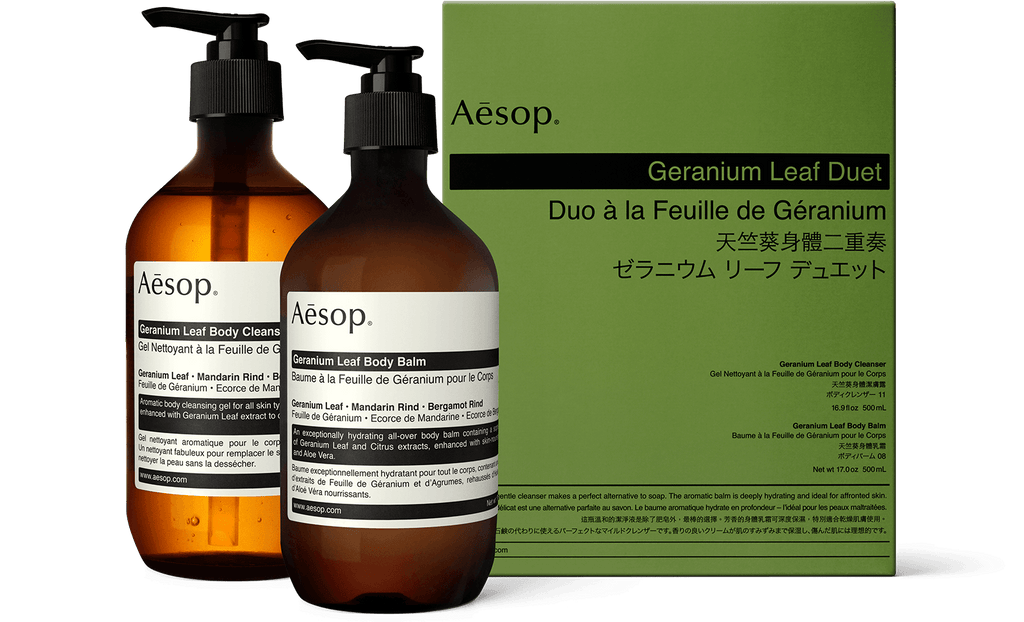 Aesop Geranium Leaf Body Care Kit (Duet)