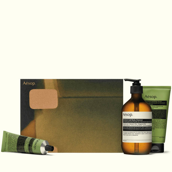 Aesop Geranium Leaf Body Care Set スクリーン2 Aesop Screen 2 – NEST